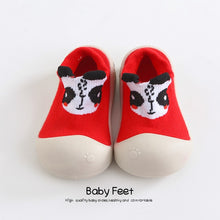 Load image into Gallery viewer, Baby sock Shoes Anti-slip Spring Cartoon animal Shoes Baby Girl baby boy Soft Rubber Sole shoes
