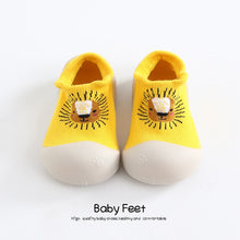 Load image into Gallery viewer, Baby sock Shoes Anti-slip Spring Cartoon animal Shoes Baby Girl baby boy Soft Rubber Sole shoes
