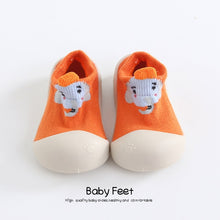 Load image into Gallery viewer, Baby sock Shoes Anti-slip Spring Cartoon animal Shoes Baby Girl baby boy Soft Rubber Sole shoes
