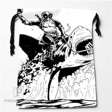 Load image into Gallery viewer, Custom Marvel Cartoon Drawstring Bags Printing Fashion Travel Storage Mini Pouch Swim Hiking Toy Bag Size 18x22cm #171208-15
