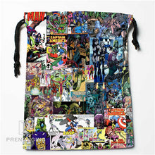 Load image into Gallery viewer, Custom Marvel Cartoon Drawstring Bags Printing Fashion Travel Storage Mini Pouch Swim Hiking Toy Bag Size 18x22cm #171208-15
