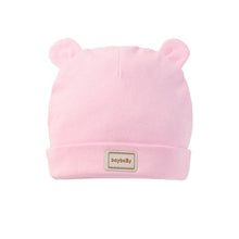 Load image into Gallery viewer, Cute Kids Hat Cap with Bibs Candy Solid Colors Boys Girls Baby Beanies Hats Cotton Born Baby Hat Bibs Toddler Infant Caps
