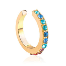 Load image into Gallery viewer, Korean Crystal Clip Earrings For Women Zircon Earing Without Hole Jewelry Fake Earrings Single Ear Bone Clip Earings Kolczyki
