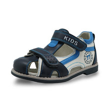 Load image into Gallery viewer, Apakowa 2019 summer kids shoes brand closed toe toddler boys sandals orthopedic sport pu leather baby boys sandals shoes
