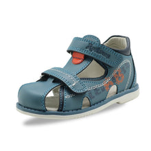 Load image into Gallery viewer, Apakowa 2019 summer kids shoes brand closed toe toddler boys sandals orthopedic sport pu leather baby boys sandals shoes
