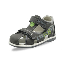 Load image into Gallery viewer, Apakowa 2019 summer kids shoes brand closed toe toddler boys sandals orthopedic sport pu leather baby boys sandals shoes
