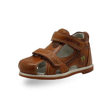 Load image into Gallery viewer, Apakowa 2019 summer kids shoes brand closed toe toddler boys sandals orthopedic sport pu leather baby boys sandals shoes
