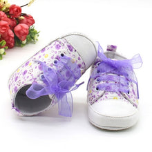 Load image into Gallery viewer, Infant Newborn Baby Girls Polka Dots Heart Autumn Lace-Up First Walkers Sneakers Shoes Toddler Classic Casual Shoes

