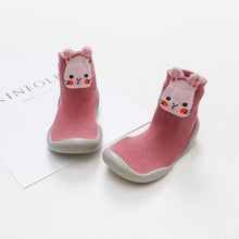Load image into Gallery viewer, Kids Soft Rubber Sole Unisex Baby Shoes First Shoes Baby Shoe Knit Booties Anti-slip Baby Walkers Toddler First Walker Baby Girl
