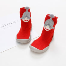 Load image into Gallery viewer, Kids Soft Rubber Sole Unisex Baby Shoes First Shoes Baby Shoe Knit Booties Anti-slip Baby Walkers Toddler First Walker Baby Girl
