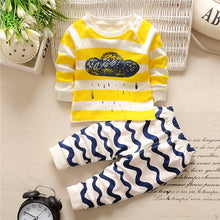 Load image into Gallery viewer, Baby Boys Clothes 2pcs Newborn Baby Girls Cartoon Clothing Autumn Winter Cartoon Cotton Shirt Baby Boy Clothes Set Long-Sleeved
