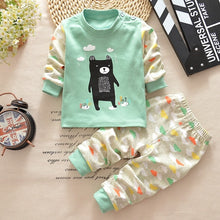 Load image into Gallery viewer, Baby Boys Clothes 2pcs Newborn Baby Girls Cartoon Clothing Autumn Winter Cartoon Cotton Shirt Baby Boy Clothes Set Long-Sleeved
