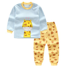 Load image into Gallery viewer, Baby Boys Clothes 2pcs Newborn Baby Girls Cartoon Clothing Autumn Winter Cartoon Cotton Shirt Baby Boy Clothes Set Long-Sleeved
