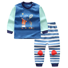 Load image into Gallery viewer, Baby Boys Clothes 2pcs Newborn Baby Girls Cartoon Clothing Autumn Winter Cartoon Cotton Shirt Baby Boy Clothes Set Long-Sleeved
