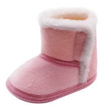 Load image into Gallery viewer, Newborn Baby Boots Winter First Walkers Tassel Baby Girls Shoes Fur Snow Super Warm Prewalkers Soft Sole No-slip Booties Booty
