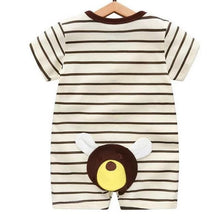 Load image into Gallery viewer, 100% Pure Cotton Baby Girl Romper Summer Short Sleeved Cartoon Animal Jumpsuit Toddler Cute Boutique Clothes For Baby Clothing
