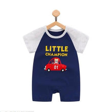 Load image into Gallery viewer, 100% Pure Cotton Baby Girl Romper Summer Short Sleeved Cartoon Animal Jumpsuit Toddler Cute Boutique Clothes For Baby Clothing
