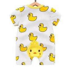 Load image into Gallery viewer, 100% Pure Cotton Baby Girl Romper Summer Short Sleeved Cartoon Animal Jumpsuit Toddler Cute Boutique Clothes For Baby Clothing
