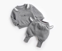 Load image into Gallery viewer, Baby Suit Autumn Winter Baby Boy Cartoon Cute Clothing Pullover Sweatshirt Top + Pant Clothes Set Baby Toddler Girl Outfit Suit
