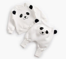 Load image into Gallery viewer, Baby Suit Autumn Winter Baby Boy Cartoon Cute Clothing Pullover Sweatshirt Top + Pant Clothes Set Baby Toddler Girl Outfit Suit
