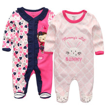 Load image into Gallery viewer, 2020 baby clothes Full Sleeve cotton infantis baby clothing romper cartoon costume ropa bebe 3 6 9 12 M newborn boy girl clothes
