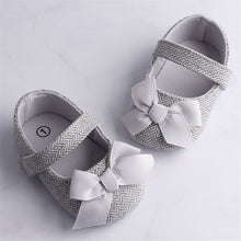 Load image into Gallery viewer, Emmababy Infant Baby Girl Shoes Bowknot Anti-Slip Soft Sole Hook First Walkers Toddler Infant Baby Girl Kids Shoes 0-18M 3 Color
