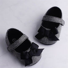 Load image into Gallery viewer, Emmababy Infant Baby Girl Shoes Bowknot Anti-Slip Soft Sole Hook First Walkers Toddler Infant Baby Girl Kids Shoes 0-18M 3 Color
