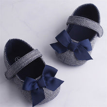 Load image into Gallery viewer, Emmababy Infant Baby Girl Shoes Bowknot Anti-Slip Soft Sole Hook First Walkers Toddler Infant Baby Girl Kids Shoes 0-18M 3 Color
