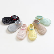 Load image into Gallery viewer, baby sock shoes for summer thin mesh non-slip short tube baby shoes cutout
