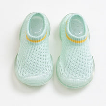 Load image into Gallery viewer, baby sock shoes for summer thin mesh non-slip short tube baby shoes cutout
