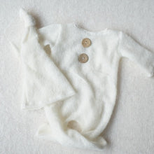 Load image into Gallery viewer, Crochet Mohair Bebe Fotografia Baby Clothes Newborn Photography Props Boy Hats Romper Set Indoor DIY Photo Studio Accessories
