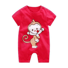 Load image into Gallery viewer, 2020 Cheap cotton Baby romper Short Sleeve baby clothing One Piece Summer Unisex Baby Clothes girl and boy jumpsuits Giraffe
