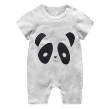 Load image into Gallery viewer, 2020 Cheap cotton Baby romper Short Sleeve baby clothing One Piece Summer Unisex Baby Clothes girl and boy jumpsuits Giraffe
