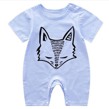Load image into Gallery viewer, 2020 Cheap cotton Baby romper Short Sleeve baby clothing One Piece Summer Unisex Baby Clothes girl and boy jumpsuits Giraffe

