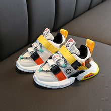 Load image into Gallery viewer, Autumn new arrivals girls sneakers shoes for baby toddler sneakers shoe size 21-30 fashion breathable baby sports shoes
