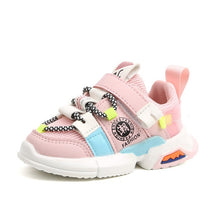Load image into Gallery viewer, Autumn new arrivals girls sneakers shoes for baby toddler sneakers shoe size 21-30 fashion breathable baby sports shoes
