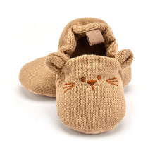 Load image into Gallery viewer, Adorable Infant Slippers Toddler Baby Boy Girl Knit Crib Shoes Cute Cartoon Anti-slip Prewalker Baby Slippers
