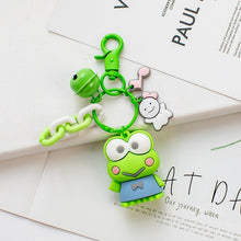 Load image into Gallery viewer, Cute Anime Kuromi Melody Hello Kitty Keychain Kawaii Cartoon Big Eared Dog Frog Pudding Dog Penguin Women Bag Pendant Key Chain
