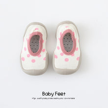 Load image into Gallery viewer, baby shoes with soft rubber baby girl baby boy floor sock shoes spring summer anti-slip
