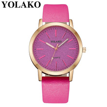 Load image into Gallery viewer, Luxury Brand Leather Quartz Women's Watch Ladies Fashion Watch Women Wristwatch Clock relogio feminino hours reloj mujer saati
