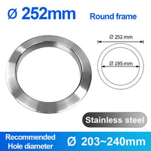 Load image into Gallery viewer, FOHEEL Kitchen Sink parts Kitchen Counter Top Stainless Steel Flush Recessed Swing Flap Lid Cover Trash Bin Garbage Can FKS49
