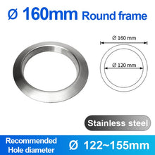 Load image into Gallery viewer, FOHEEL Kitchen Sink parts Kitchen Counter Top Stainless Steel Flush Recessed Swing Flap Lid Cover Trash Bin Garbage Can FKS49
