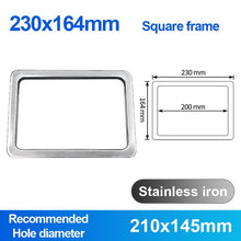 Load image into Gallery viewer, FOHEEL Kitchen Sink parts Kitchen Counter Top Stainless Steel Flush Recessed Swing Flap Lid Cover Trash Bin Garbage Can FKS49
