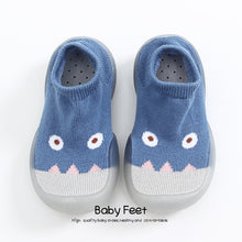 Load image into Gallery viewer, Baby Socks With Rubber Soles Cartoon baby shoes Infant Sock
