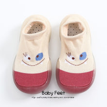 Load image into Gallery viewer, Baby Socks With Rubber Soles Cartoon baby shoes Infant Sock
