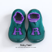 Load image into Gallery viewer, Baby Socks With Rubber Soles Cartoon baby shoes Infant Sock

