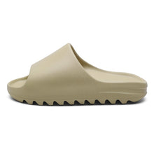 Load image into Gallery viewer, Men's Summer Slides Breathable Cool Beach Slippers Fish Mouth Flip Flops Men Sandals Lightweight Bone White Yeez Plus Size 35-46
