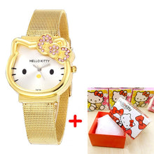 Load image into Gallery viewer, High Quality Cartoon Cute Mesh Stainless Steel Band Quartz Watch Children Kids Girls Boys Casual Bracelet Wristwatch Relogio
