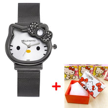 Load image into Gallery viewer, High Quality Cartoon Cute Mesh Stainless Steel Band Quartz Watch Children Kids Girls Boys Casual Bracelet Wristwatch Relogio
