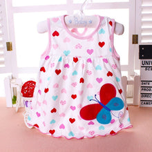 Charger l&#39;image dans la galerie, 2018 Summer Baby Dress New Girls Fashion Infantile Dresses Cotton Children&#39;s Clothes Flower Style Kids Clothing Princess Dress
